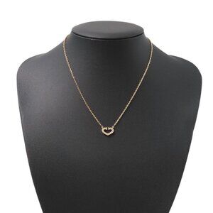 CARTIER C Heart Necklace 18K Pink Gold
